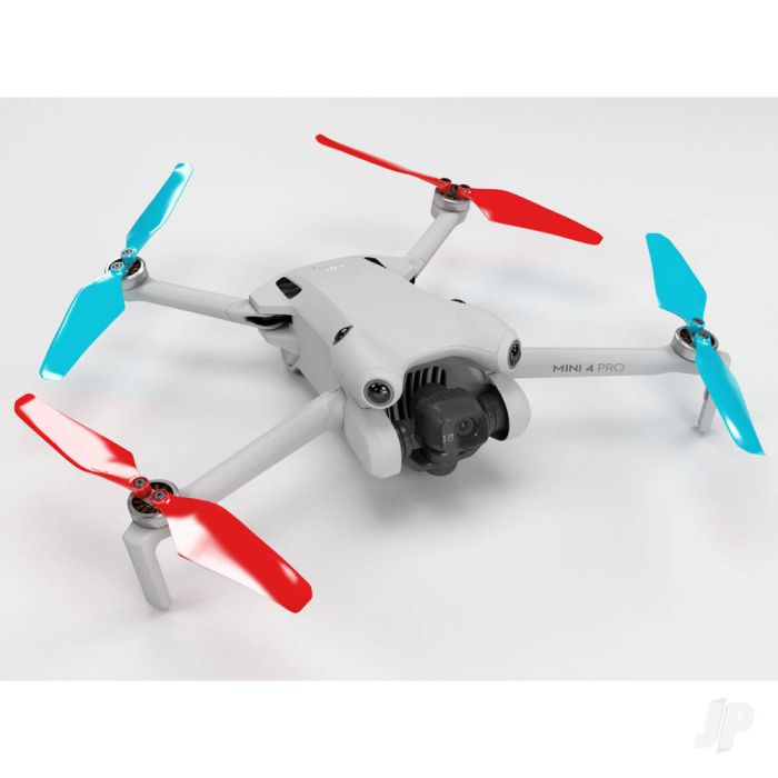 Master Airscrew DJI Mini 4 / 3 Pro SUPER STEALTH Upgrade Propellers - x4 Red