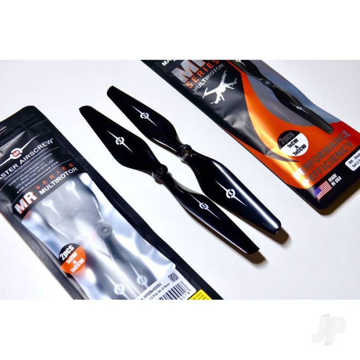 Master Airscrew 11x4.5 MR Propeller Set x2 Black 