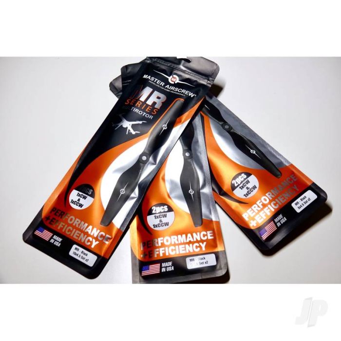 Master Airscrew 11x4.5 MR Propeller Set x2 Black 
