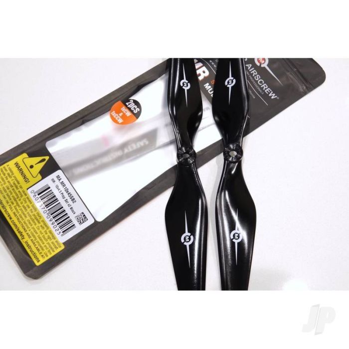 Master Airscrew 11x4.5 MR Propeller Set x2 Black 