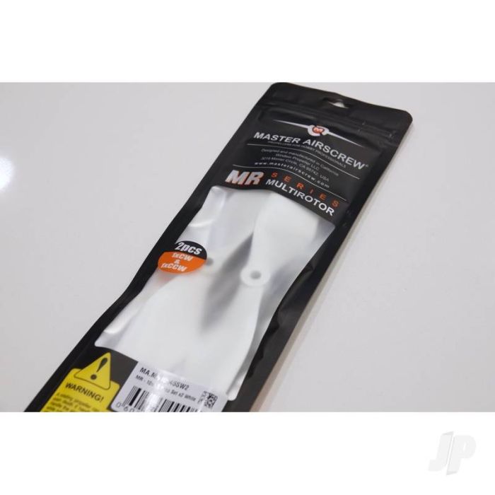Master Airscrew 13x4.5 MR Propeller Set x2 White 