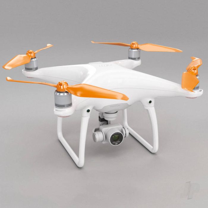 Master Airscrew 9.5x5.7 STEALTH Prop Set x4 Orange - DJI Phantom 4 RC Drone