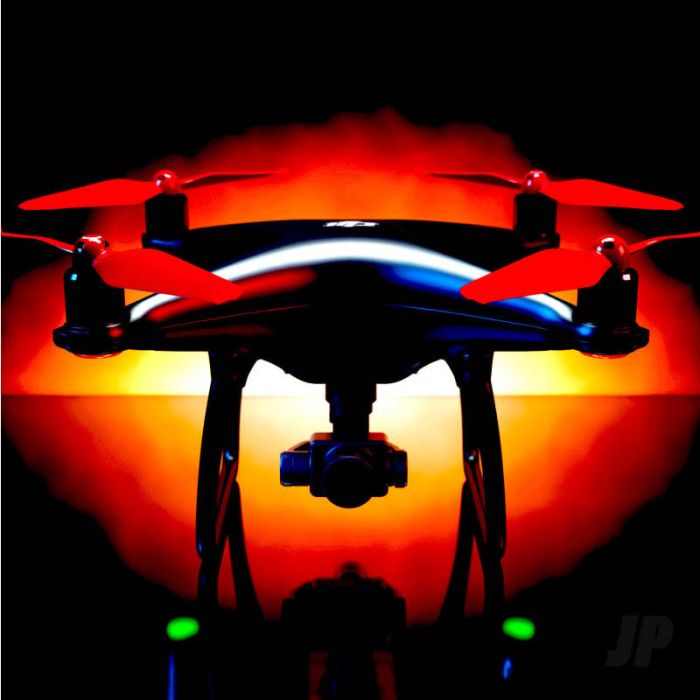 Master Airscrew 9.5x5.7 STEALTH Prop Set x4 Red - DJI Phantom 4 RC Drone