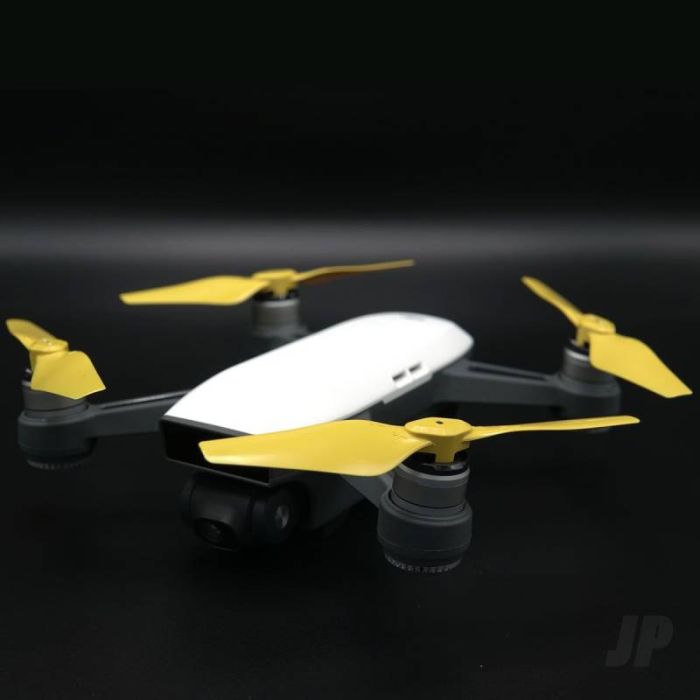 Master Airscrew STEALTH Propeller Props Set Yellow - DJI Spark Drone