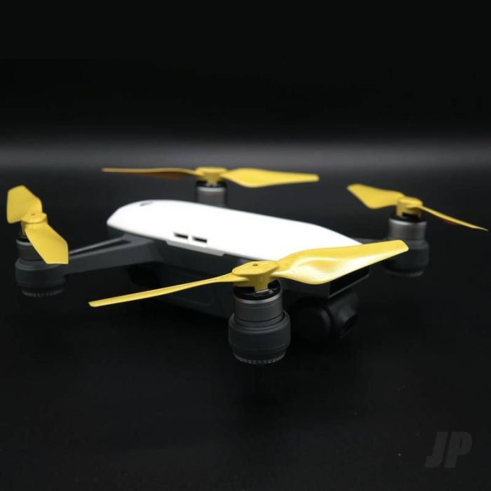 Master Airscrew STEALTH Propeller Props Set Yellow - DJI Spark Drone