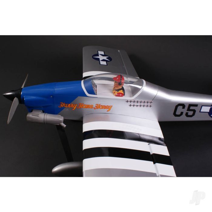 Max-Thrust Ruckus Balsa ARTF RC Plane (54in) – P-51