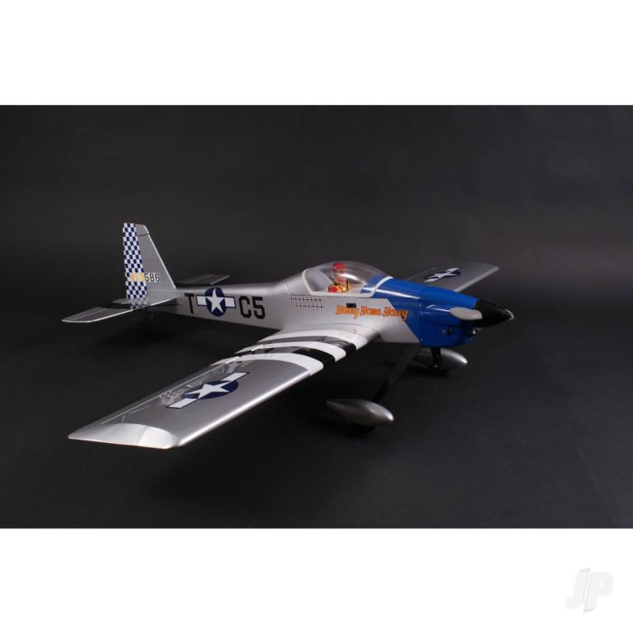Max-Thrust Ruckus Balsa ARTF RC Plane (54in) – P-51