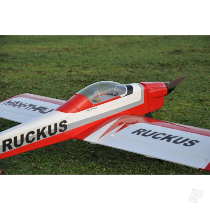 Max-Thrust Ruckus Balsa ARTF RC Plane (54in) – Red