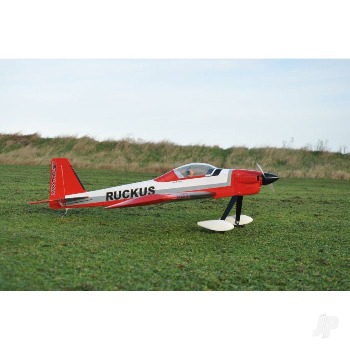 Max-Thrust Ruckus Balsa ARTF RC Plane (54in) – Red
