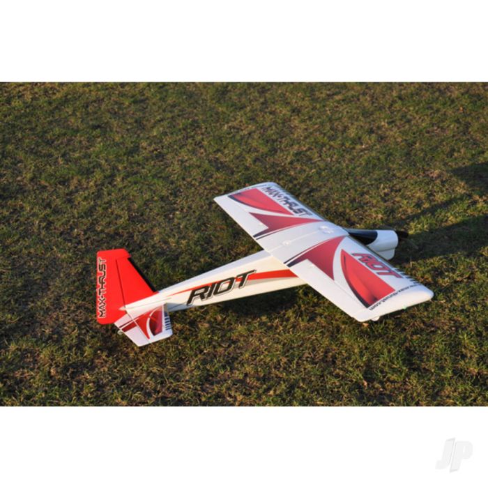 Max-Thrust Riot ARTF (no Tx/Rx/Batt) RC Plane (1400mm) – Red