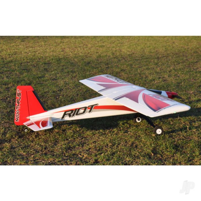 Max-Thrust Riot ARTF (no Tx/Rx/Batt) RC Plane (1400mm) – Red