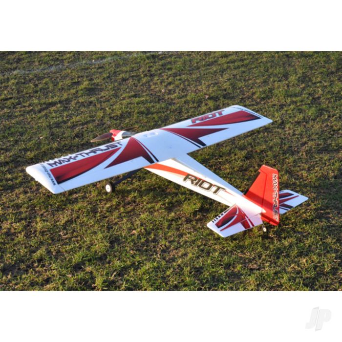 Max-Thrust Riot ARTF (no Tx/Rx/Batt) RC Plane (1400mm) – Red