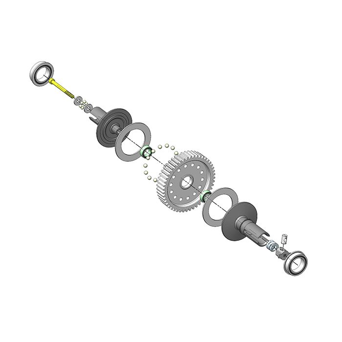 MIP SUPER BALL DIFF, TAMIYA BLACKFOOT/ MONSTER BEETLE / SUBARU BRAT / THE FROG