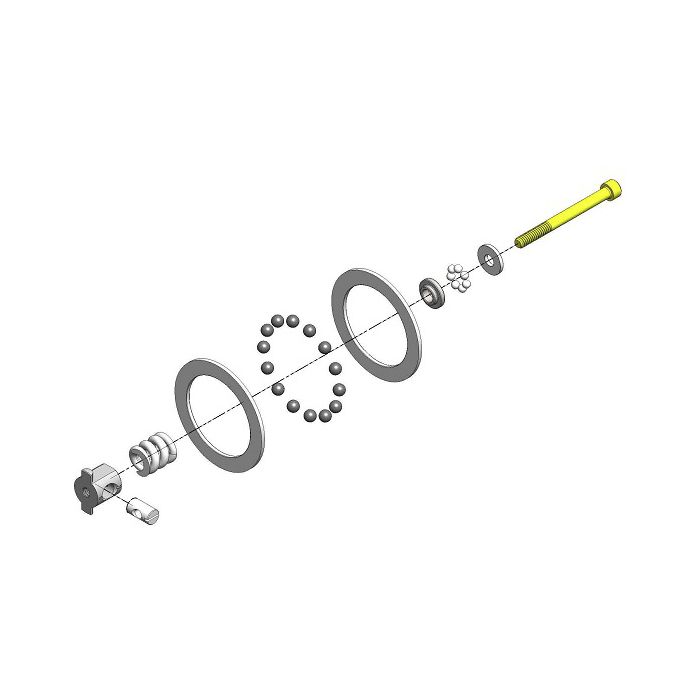MIP SUPER DIFF, CARBIDE REBUILD KIT, ALL TEAM ASSOCIATED 1/10TH VEHICLES