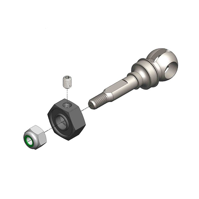 MIP X-Duty, Cvd Axle, 11mm Of Fset W/ 10mm X 5mm Bearing #18