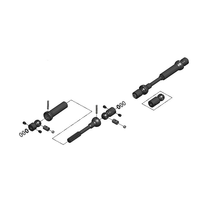 MIP X-Duty, Center Drive Kit, 115mm To 140mm W/ 5mm Hubs, S