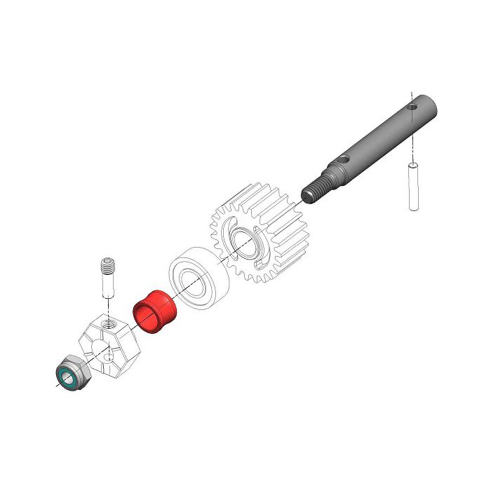 MIP Wide Track Kit, 4mm Offset , Traxxas Trx-4 Bronco Defende