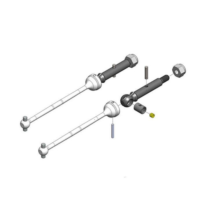 MIP Shiny CVD Kit Losi Mini T/B Series 2.0