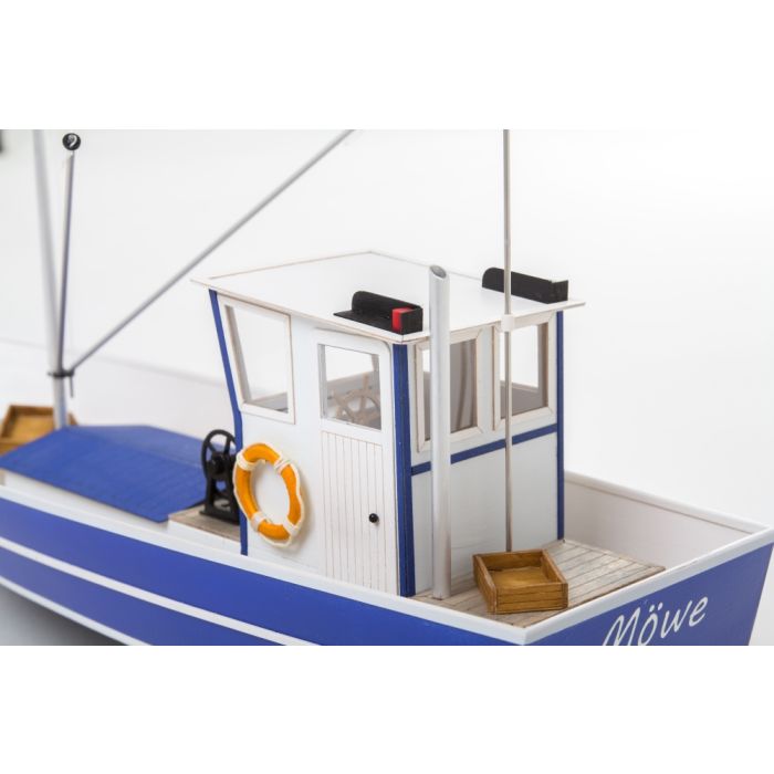 Mowe 2 North Sea Fishing Boat Cutter - 1:25 Scale Aero-Naut Wooden Kit 