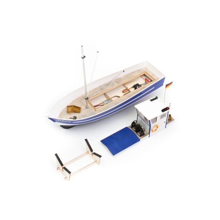 Mowe 2 North Sea Fishing Boat Cutter - 1:25 Scale Aero-Naut Wooden Kit 