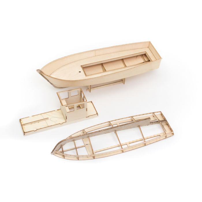 Mowe 2 North Sea Fishing Boat Cutter - 1:25 Scale Aero-Naut Wooden Kit 