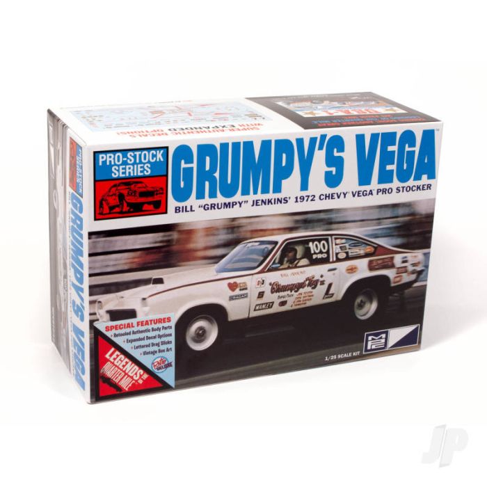 MPC 1972 Chevy Vega Pro Stock / Bill "Grumpy" Jenkins Plastic Kit