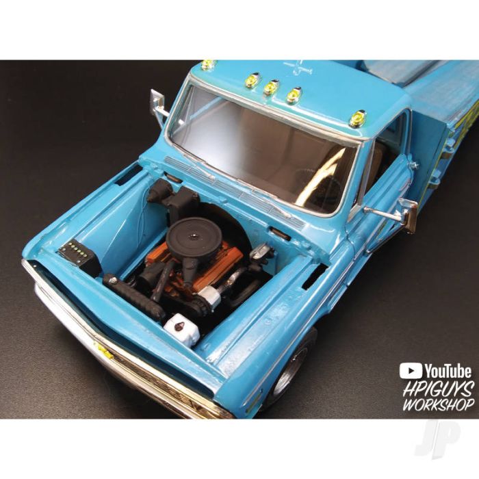 MPC 1972 Chevy C/K Racer's Wedge Chevrolet Pick Up Car Transporter Plastic Kit