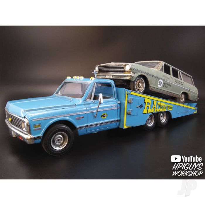 MPC 1972 Chevy C/K Racer's Wedge Chevrolet Pick Up Car Transporter Plastic Kit
