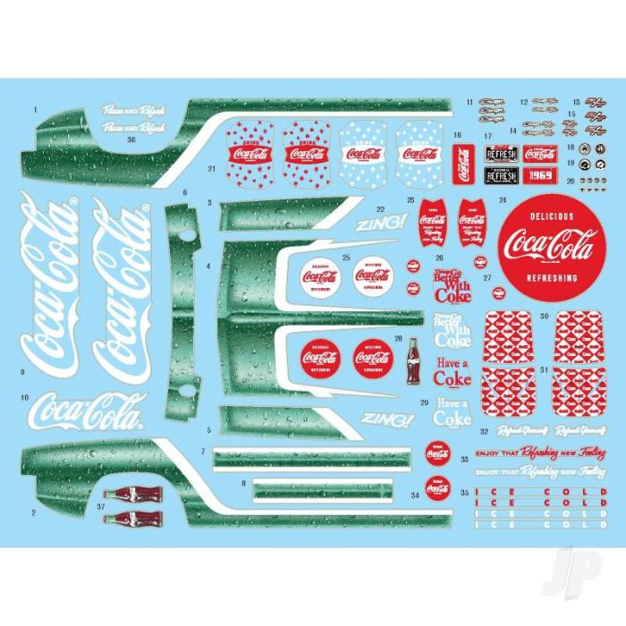 MPC 1969 Dodge Charger RT (Coca Cola) Snap (2T) Plastic Kit