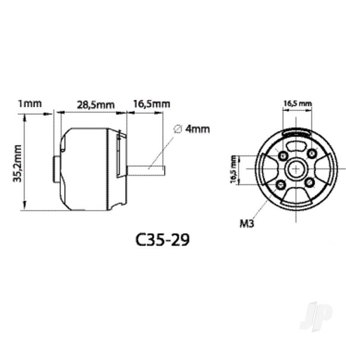 Multiplex ROXXY BL Outrunner (C35-30-27) Brushless Electric Motor