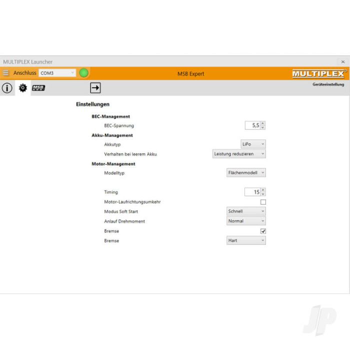 Multiplex ROXXY SMART Control (45A) Brushless Telemetry ESC