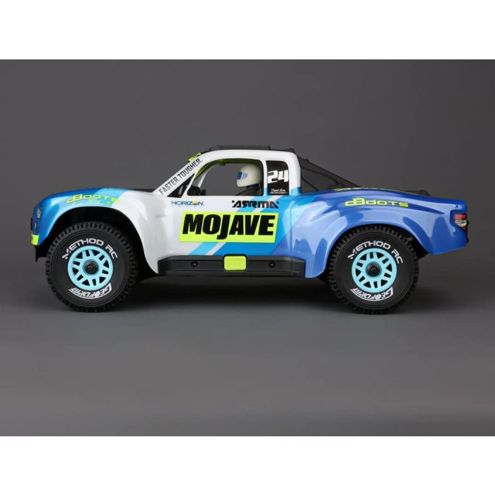 Method Geoform 1/16 SC Tyres On 12mm Hex Blue Wheels (Pair)