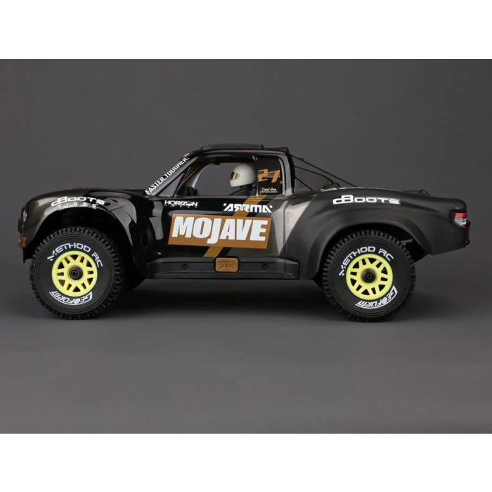 Method Geoform 1/16 SC Tyres On 12mm Hex Yellow Wheels (Pair)
