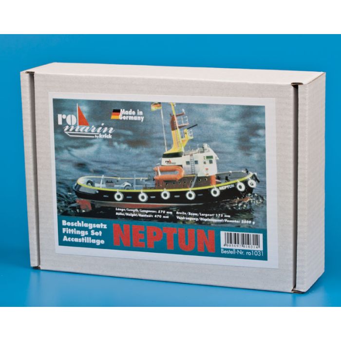 Neptune Tug Boat including Fittings 1:50 Scale Krick Robbe RC Model Kit