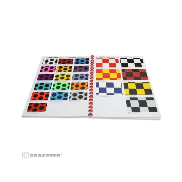 Oracover Colour Chart of Covering for RC Model Planes