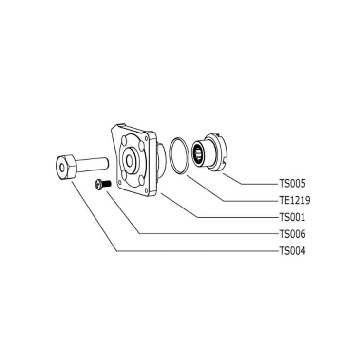 SH 15 RC Car Engine TE1B / TS1B Rear Pullstart Backplate Parts