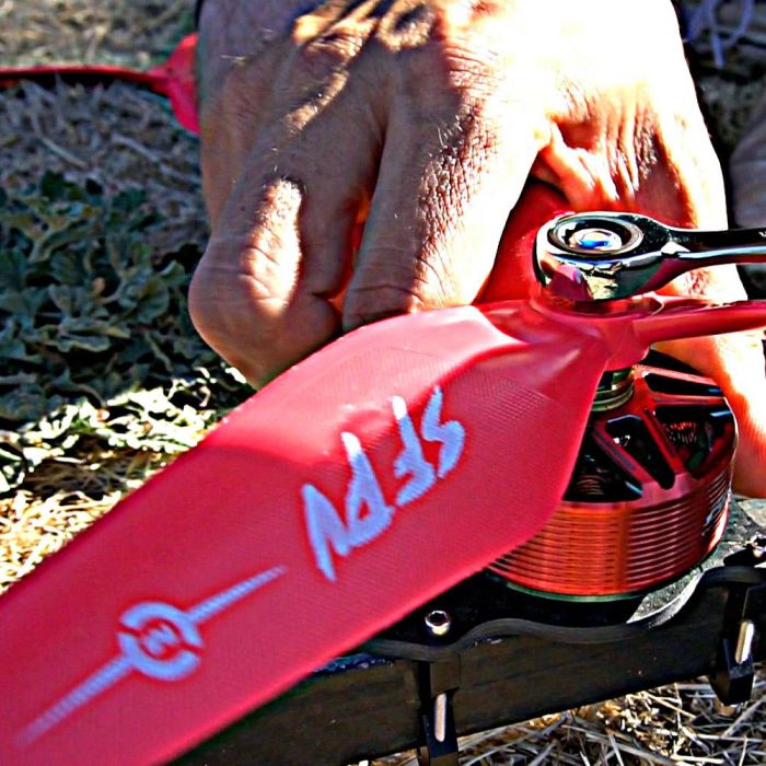 Master Airscrew 13x12 3X Power X-Class Giant Racing Drone Propeller (CW) Reverse/Pusher Colby Pink 