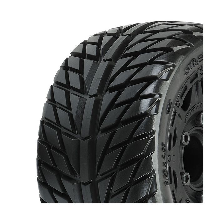 PROLINE STREET FIGHTER 2.8" BLK RAID 6x30 REM. HEX WHEELS