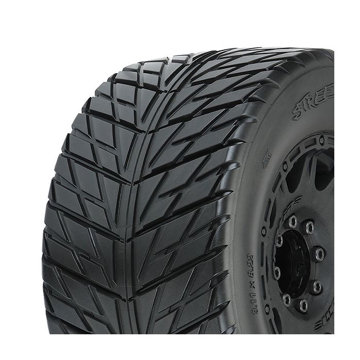 Proline Street Fighter 3.8" Belted Raid Black 8x32 Hex 17mm Wheels