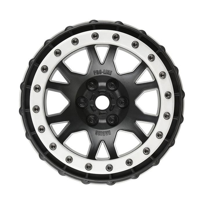 PROLINE IMPULSE PRO-LOC BLACK WHEELS w/GREY RING XMAXX (F/R)