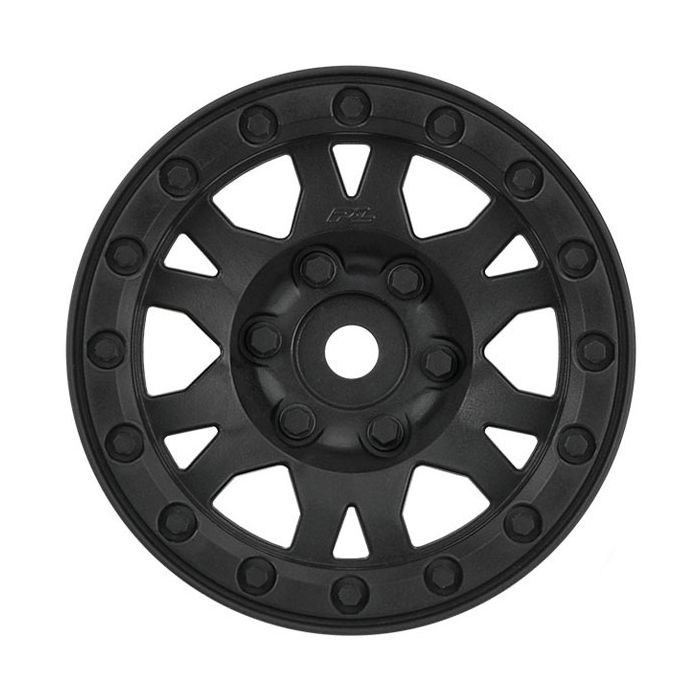 PROLINE IMPULSE 1.9" BLACK PLASTIC INTERNAL BEADLOC WHEEL
