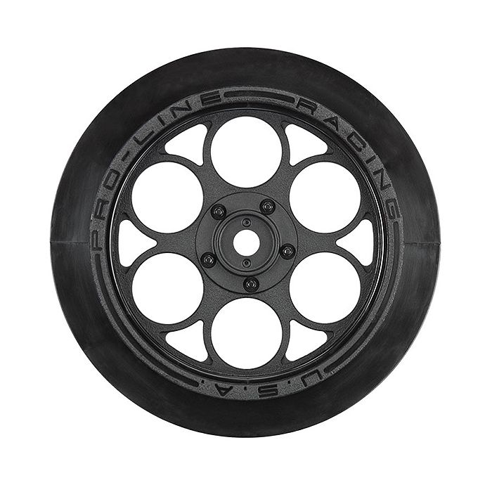 Proline Showtime Front 2.2/2.7 Black Wheels Hex Drag Car