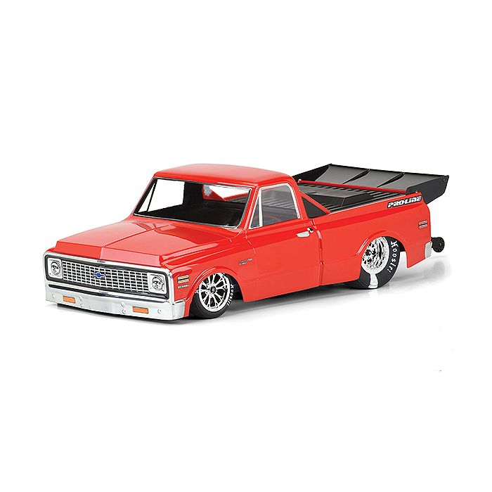 Proline 1972 Chevy C-10 Clear Drag Body For 2wd Drag Truck