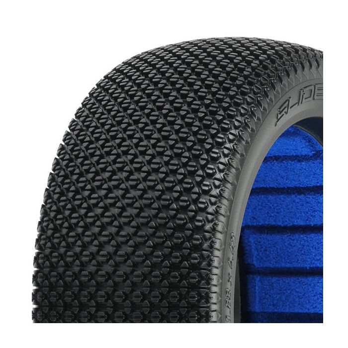 PROLINE SLIDE LOCK S2 MEDIUM 1/8 BUGGY TYRES W/CLOSED CELL