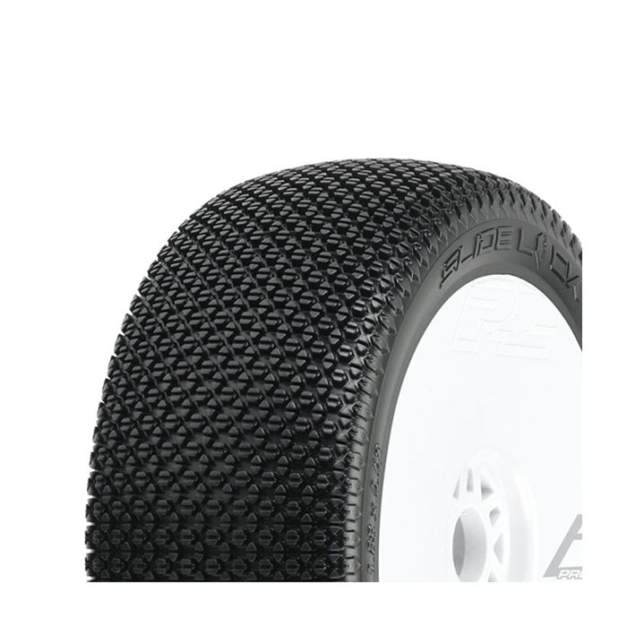 Proline 'Slide Lock' S2 Pre- Mount Vel. V2 White Wheels (2)