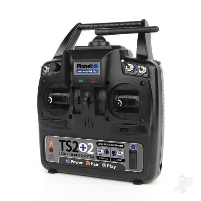 TS2+2 Planet 2 Channel 2.4GHz Stick Radio System with 2 Aux Channels