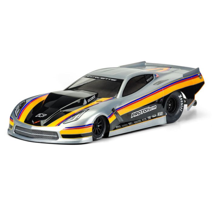 Proline Protoform Chevrolet Corvette C7 Pro Mod RC Drag Car Clear Body (Slash)