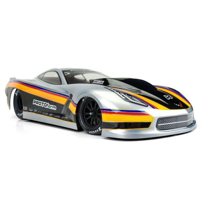 Proline Protoform Chevrolet Corvette C7 Pro Mod RC Drag Car Clear Body (Slash)