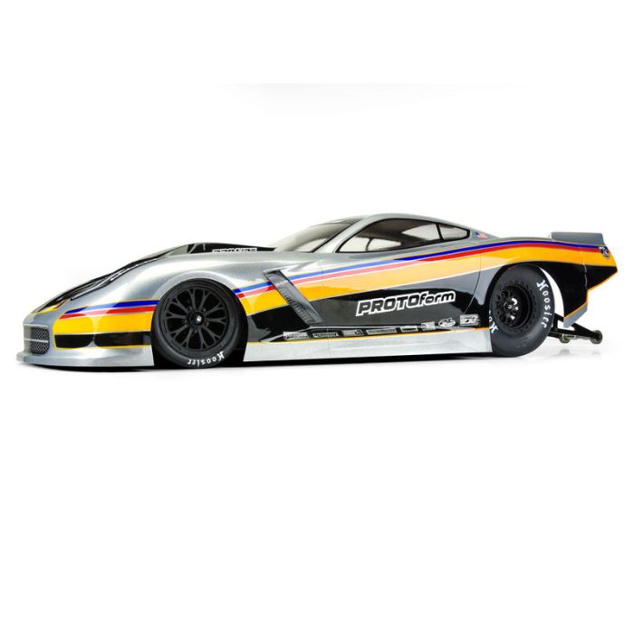 Proline Protoform Chevrolet Corvette C7 Pro Mod RC Drag Car Clear Body (Slash)