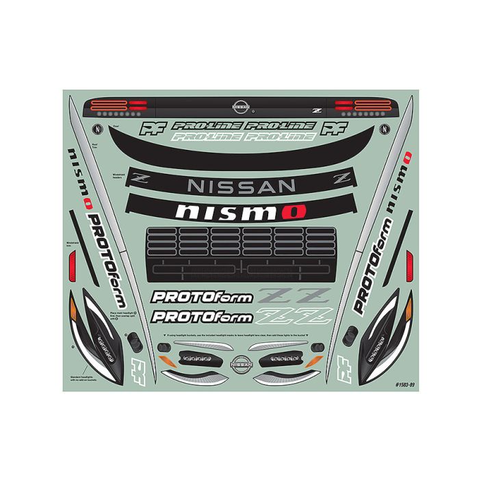 Proline Proline 2023 Nissan Z Clear Body Arrma Vendetta/Infraction